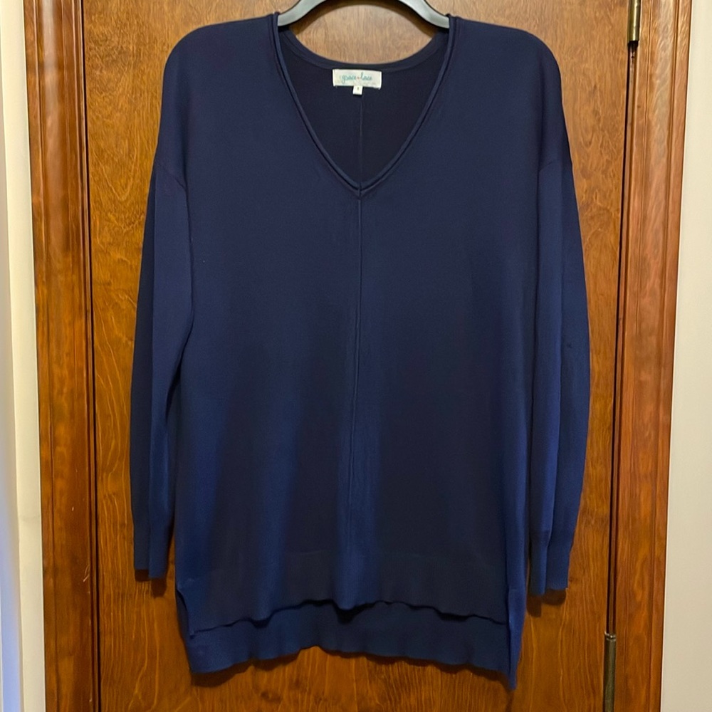 Grace & Lace V-neck Sweater